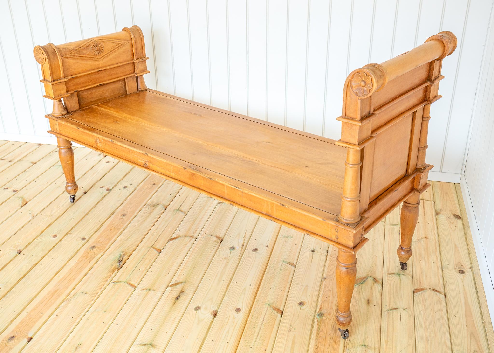 Gran Banqueta Banqueta Banqueta Banqueta de Día Neoclásico Directoire Antiguo en venta 3