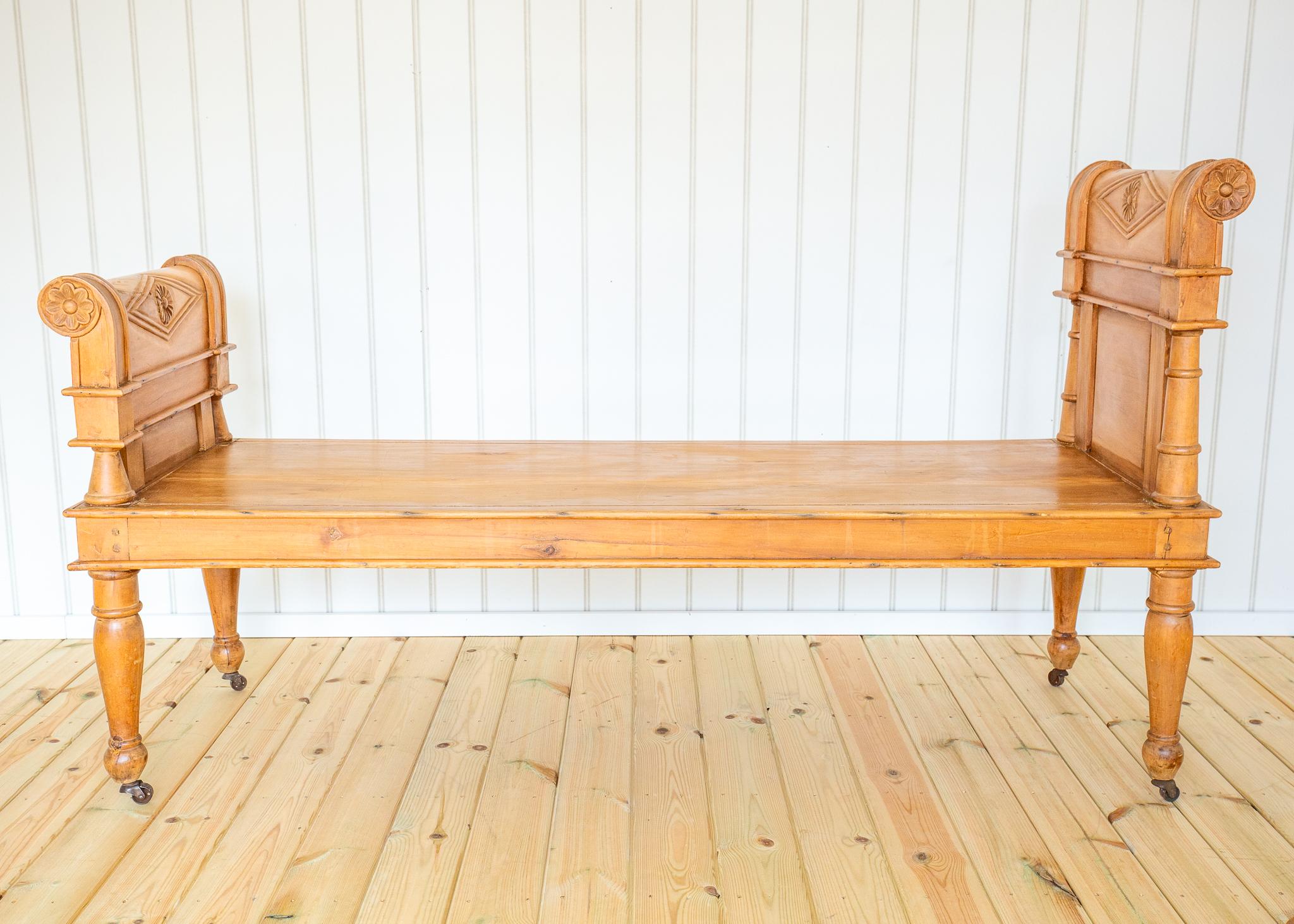 Gran Banqueta Banqueta Banqueta Banqueta de Día Neoclásico Directoire Antiguo en venta 7