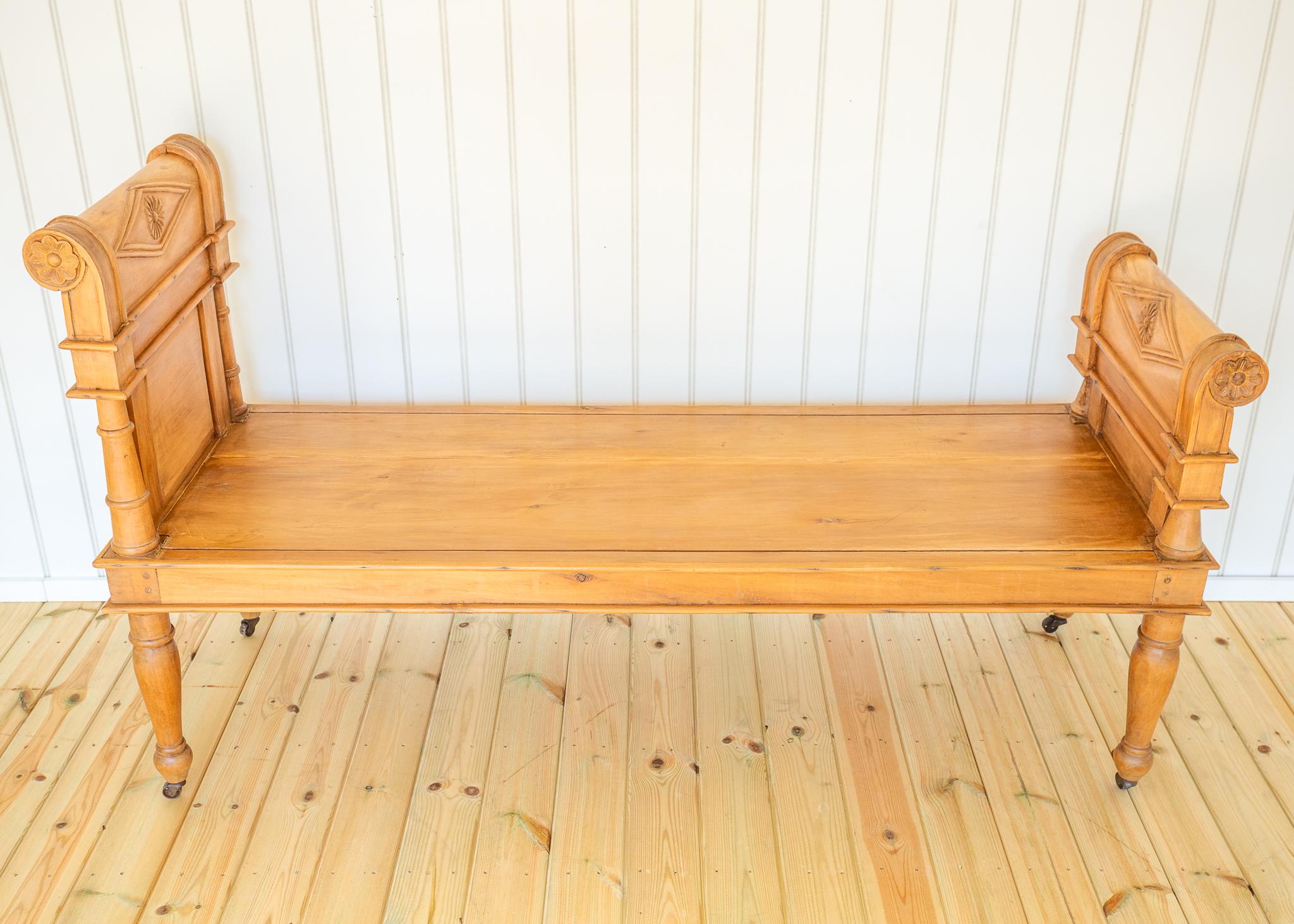 Gran Banqueta Banqueta Banqueta Banqueta de Día Neoclásico Directoire Antiguo en venta 9
