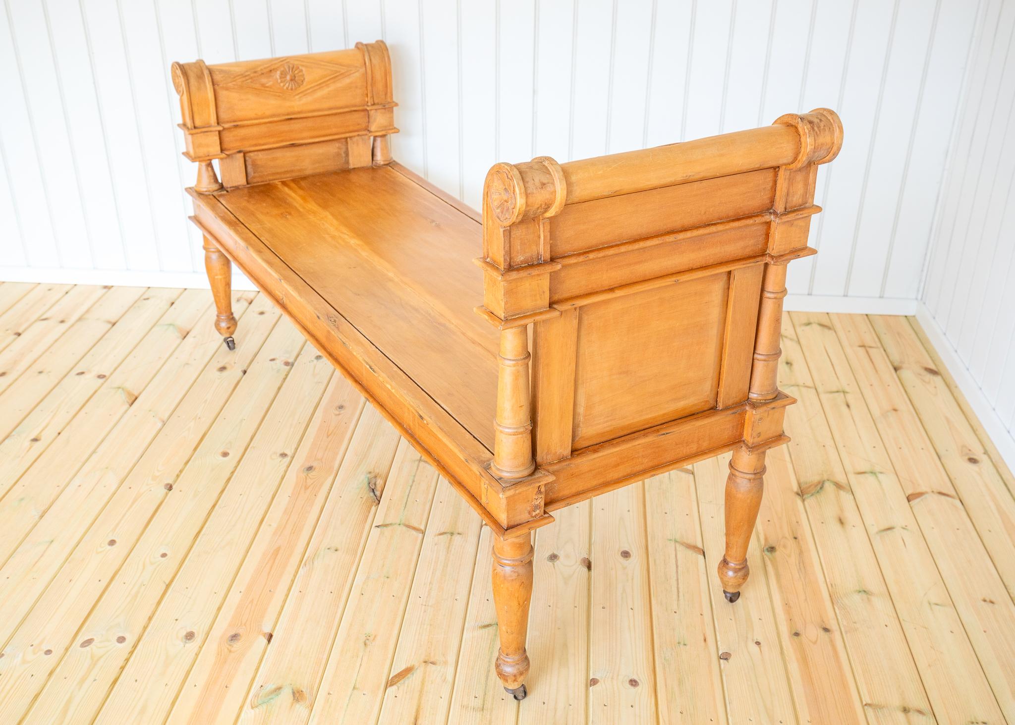 Gran Banqueta Banqueta Banqueta Banqueta de Día Neoclásico Directoire Antiguo en venta 1