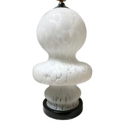 Große große Muranoglas-Lampe mit Blasenglas