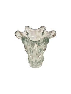 Vaso di cristallo grande di Art Vannes