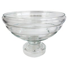 Large Blown Glass Centerpiece Bowl by Global Views Made in Portugal
