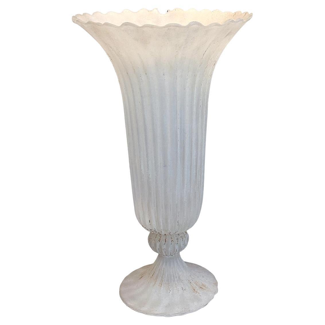 Large Blown Glass Lamp
