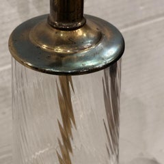 Large Blown Glass Table Lamp