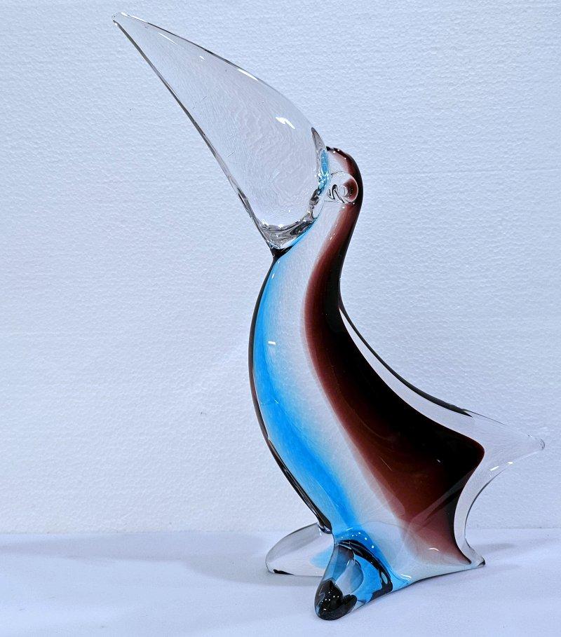 Eleven Inch Blown Glass Toucan by Färe-Marcolin (BeFirstBoldly sale) For Sale 3
