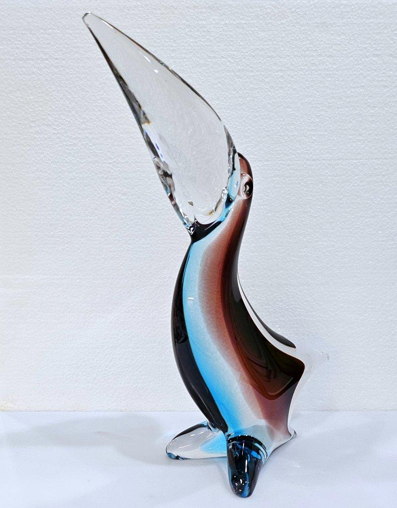 Eleven Inch Blown Glass Toucan by Färe-Marcolin (BeFirstBoldly sale) For Sale 4