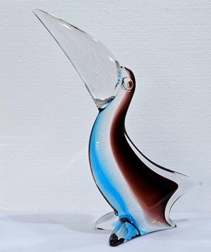 Eleven Inch Blown Glass Toucan by Färe-Marcolin (BeFirstBoldly sale) For Sale 5