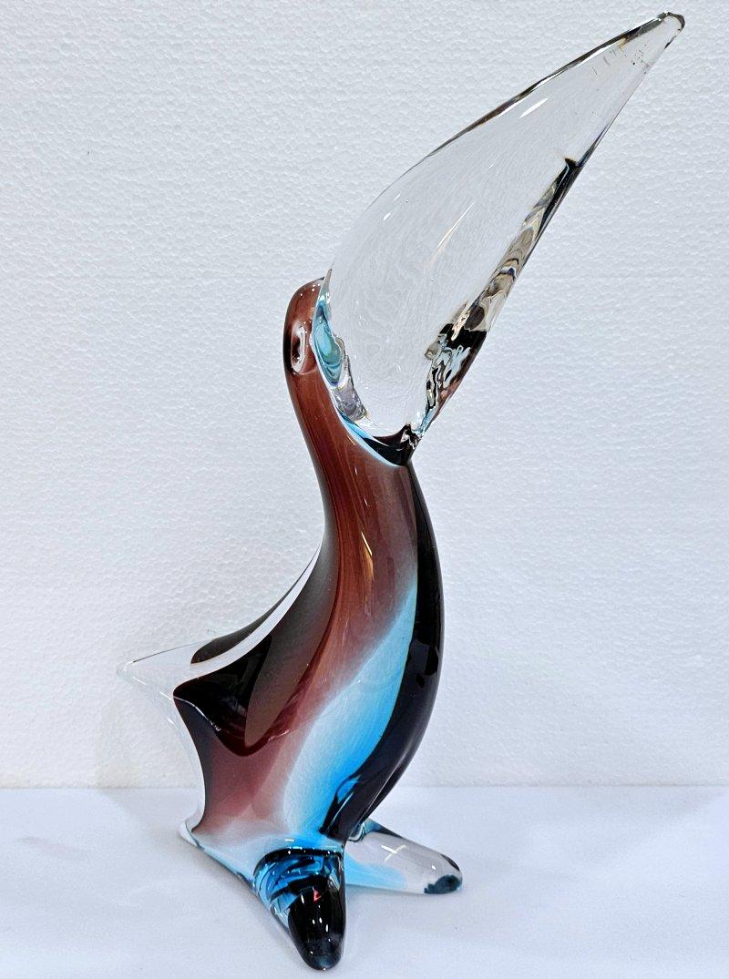 Eleven Inch Blown Glass Toucan by Färe-Marcolin (BeFirstBoldly sale) For Sale 6