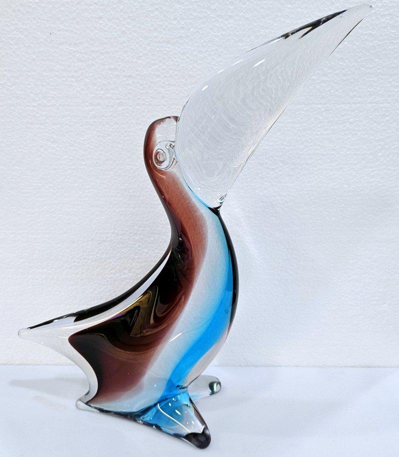 Eleven Inch Blown Glass Toucan by Färe-Marcolin (BeFirstBoldly sale) For Sale 7