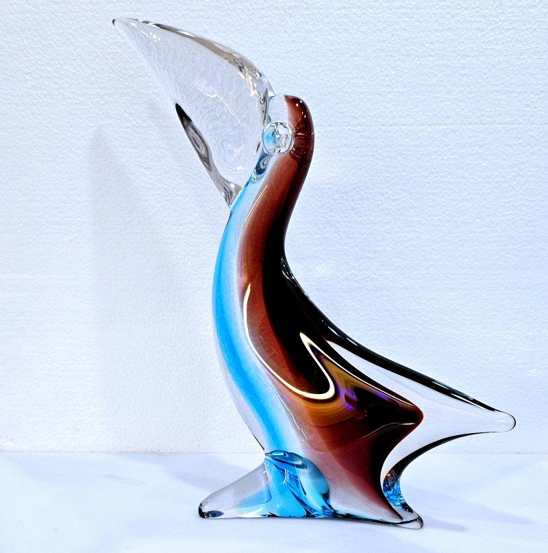 Eleven Inch Blown Glass Toucan by Färe-Marcolin (BeFirstBoldly sale) For Sale 1