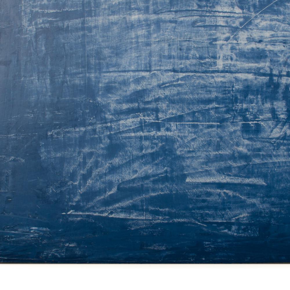 Large Blue Abstract Venetian Plaster Painting, Carol L.Post,  2019 In Good Condition For Sale In Philadelphia, PA