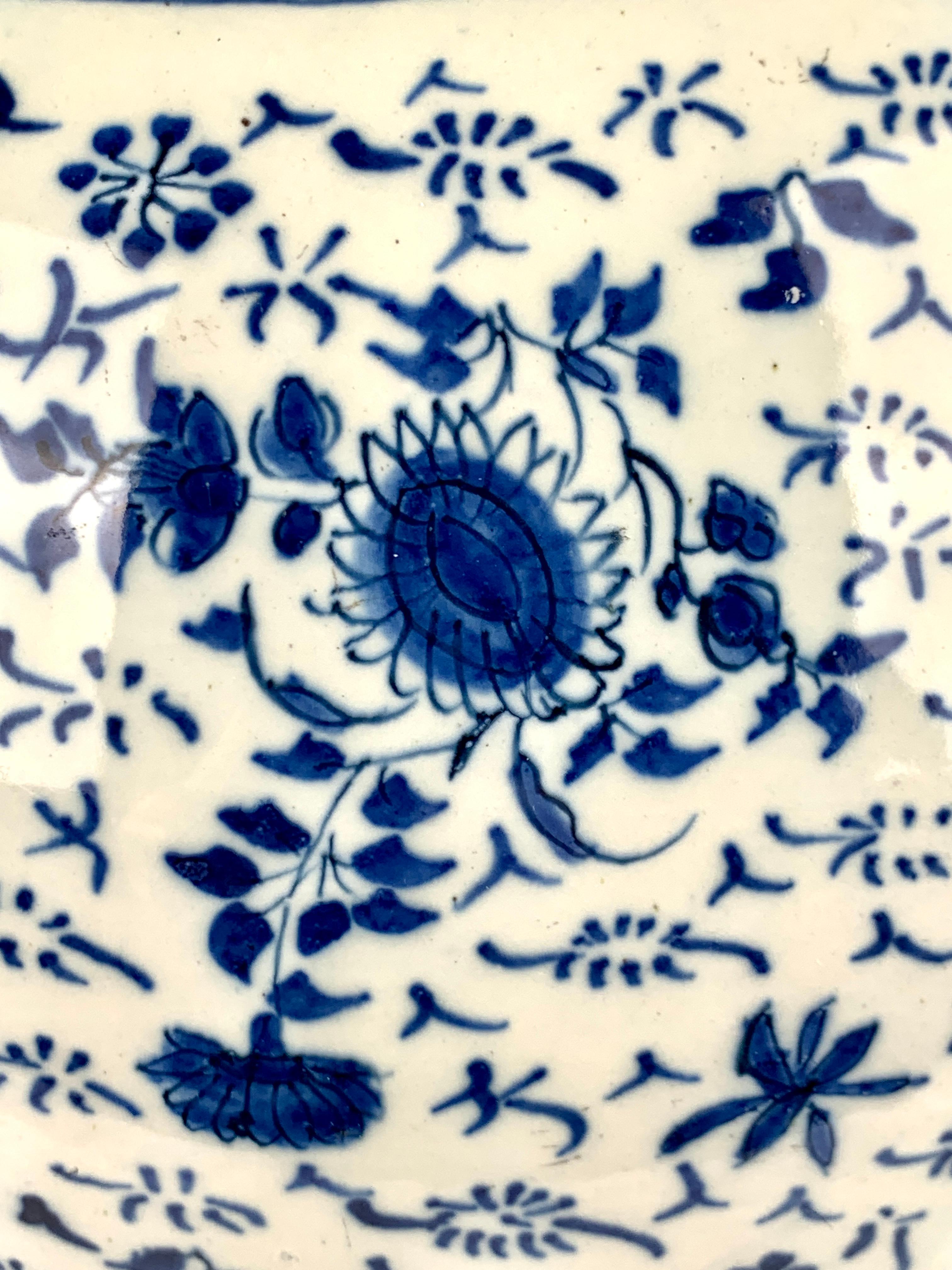 Large Blue and White Dutch Delft Vase 18th Century, Circa 1770 6