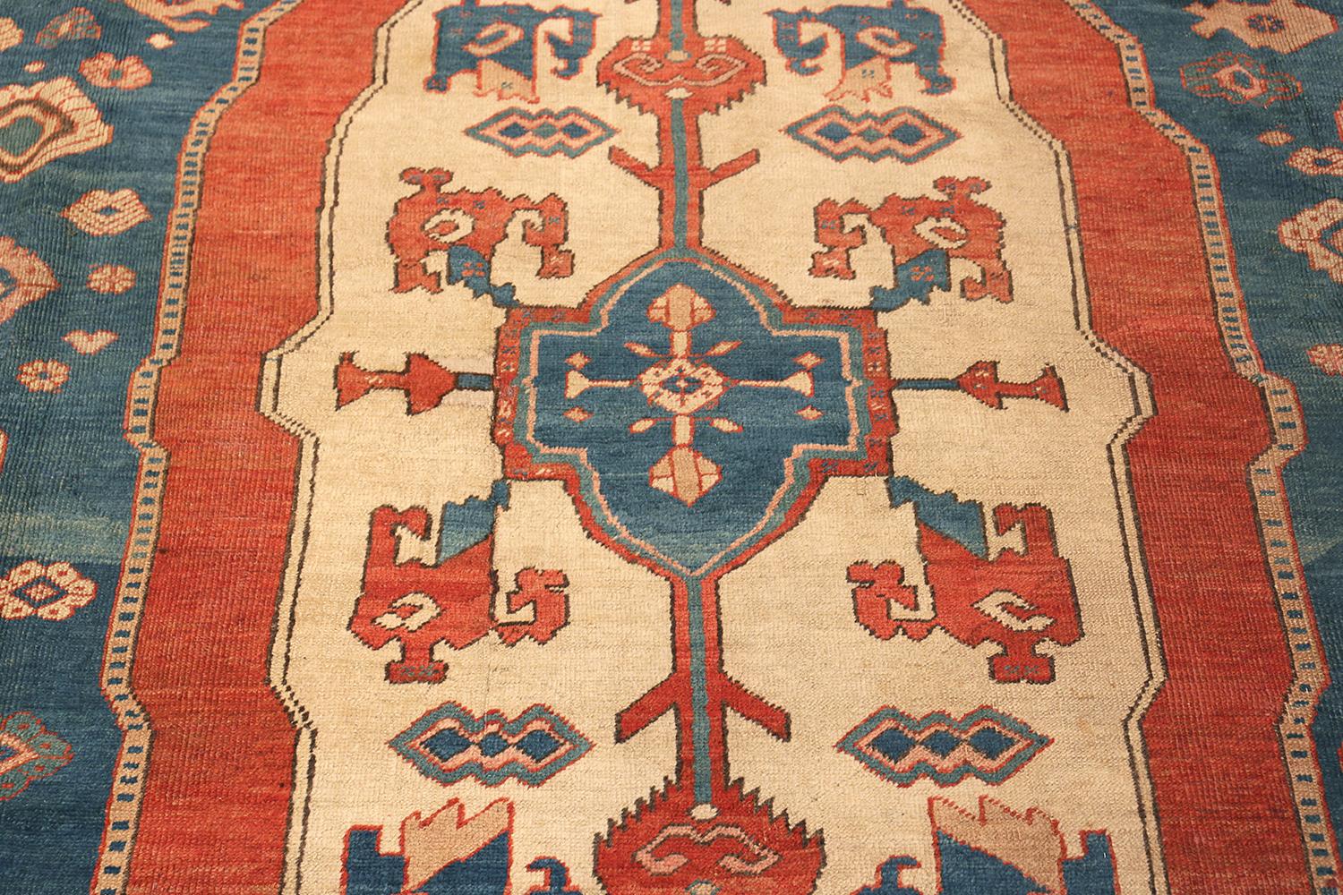Antiker persischer Bakshaish-Teppich. Größe: 11 ft 6 in x 16 ft 7 in (Persisch)