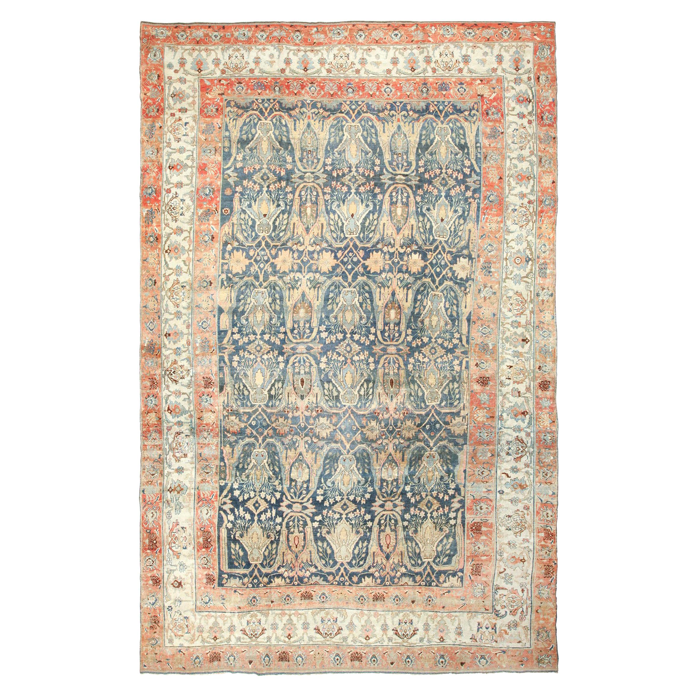 Tapis persan antique Bidjar. Taille : 11 ft 10 in x 18 ft 7in 