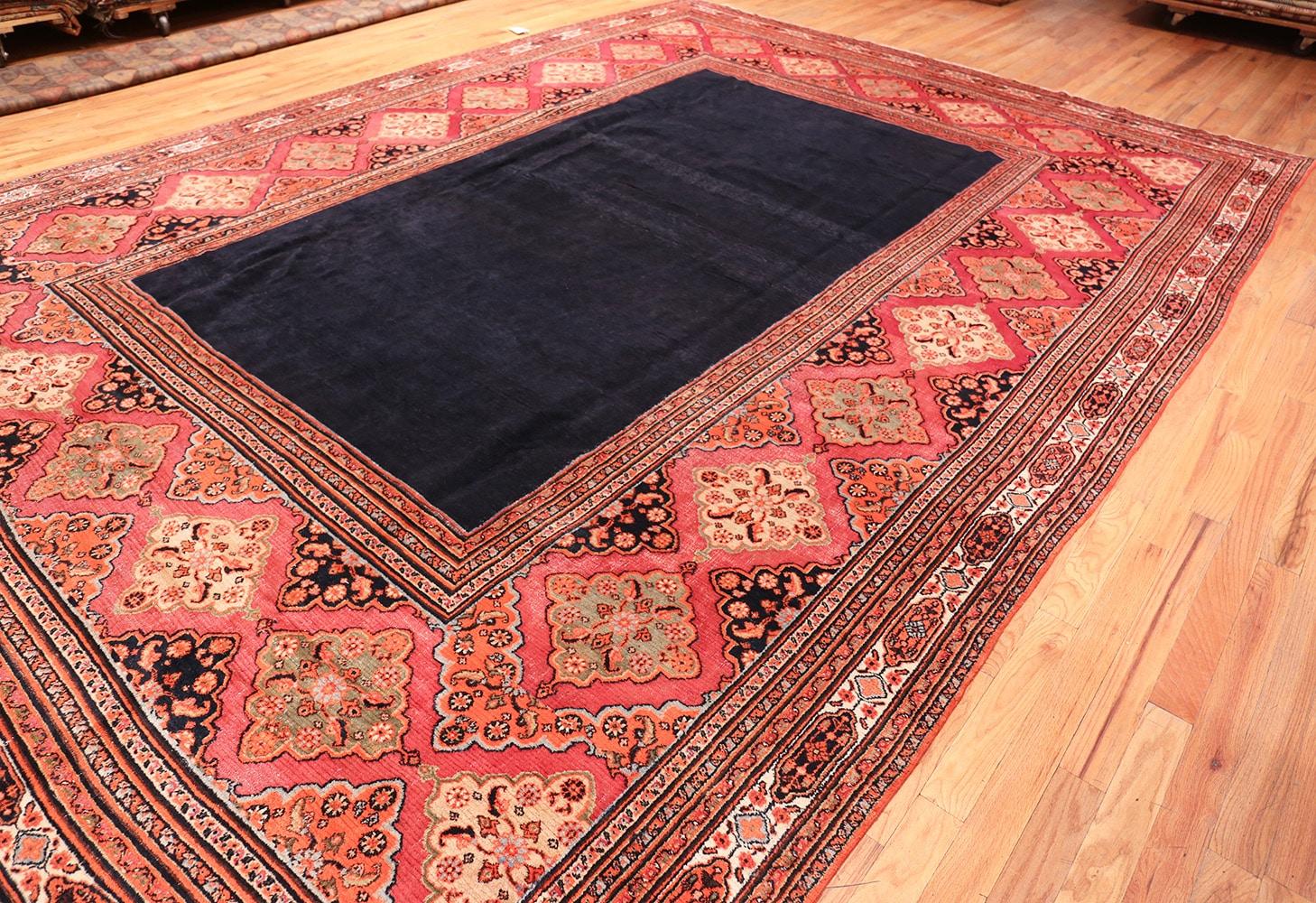 Hand-Knotted Antique Persian Khorassan Carpet. Size: 11' 9