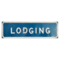 1981 California Highway Lodging Sign
