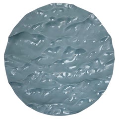 Große blaue keramische Wandskulptur, Mathieu Lehanneur Pocket Ocean, Frankreich, 2019