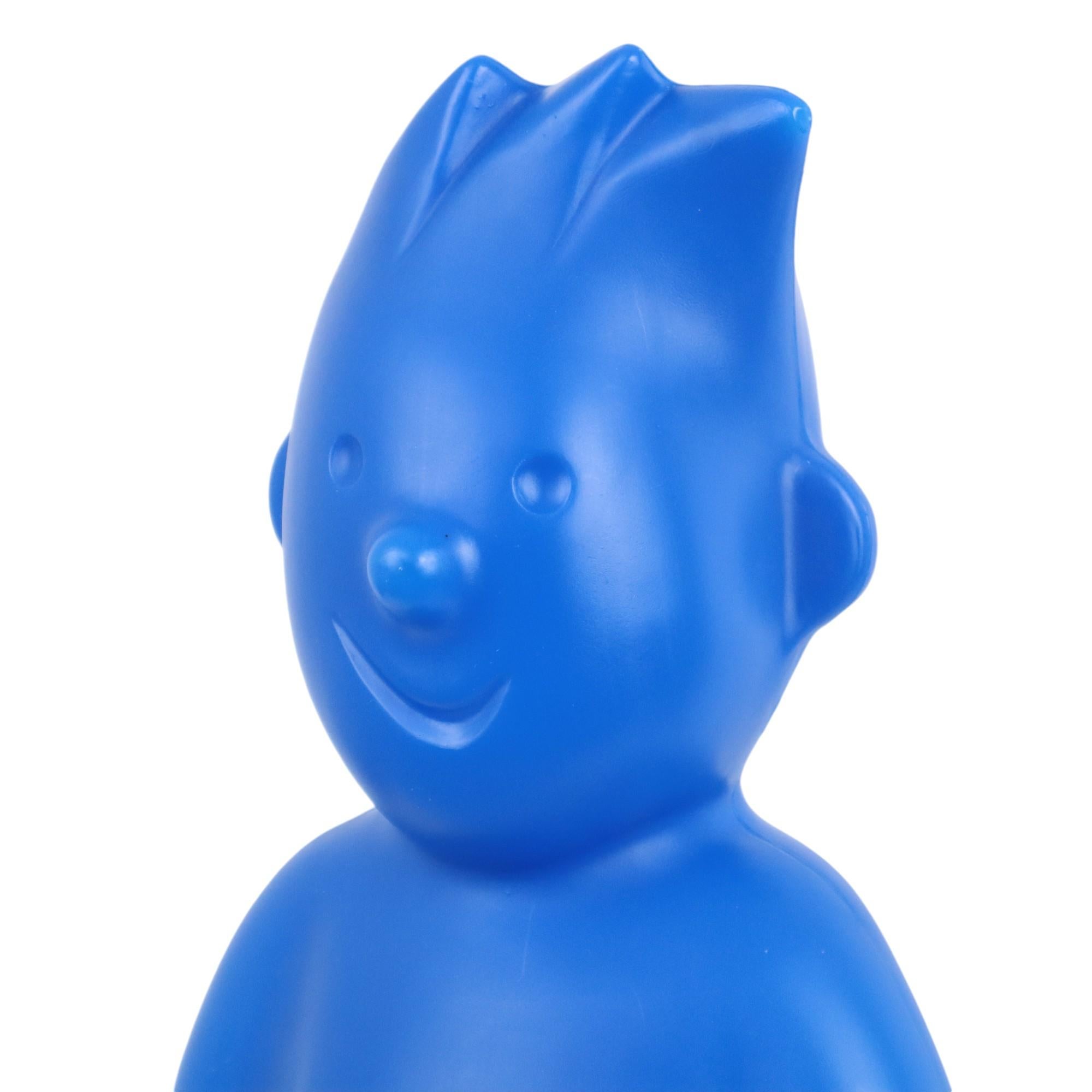 Plastic Large Blue Fips Design Lamp Tintin Harry Grieshaber Interconcept For Sale