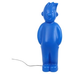 Large Blue Fips Design Lamp Tintin Harry Grieshaber Interconcept