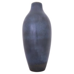 Large Blue Floor Vase, Carl-Harry Stålhane, Rörstrand 1950s, Stoneware