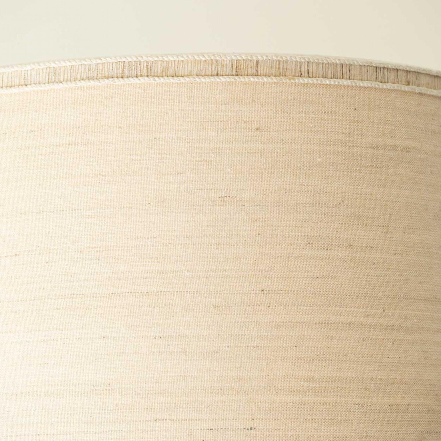 Altro Large Blue Green Ceramic Table Floor Lamp, New Lampshade by R. Houben, 1970 in vendita