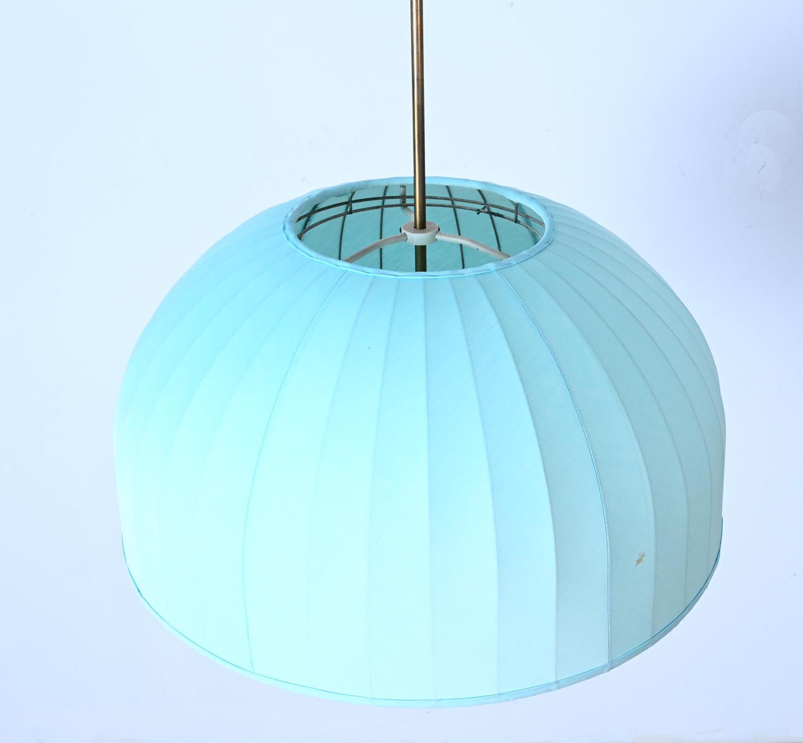 Ottone Grande ciondolo da soffitto blu Hans-Agne Jakobsson Caroline in vendita