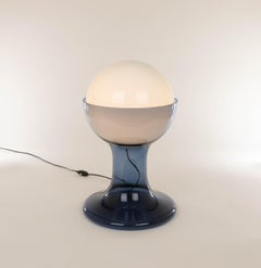 Large Blue LT 216 Table Lamp by Carlo Nason for A.V. Mazzega, 1960s