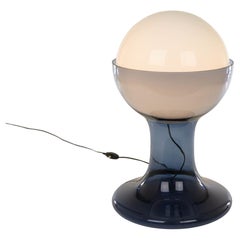 Large Blue LT 216 Table Lamp by Carlo Nason for A.V. Mazzega, 1960s