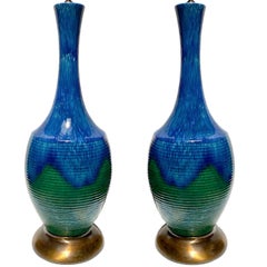 Grandes lampes de table du milieu du siècle dernier