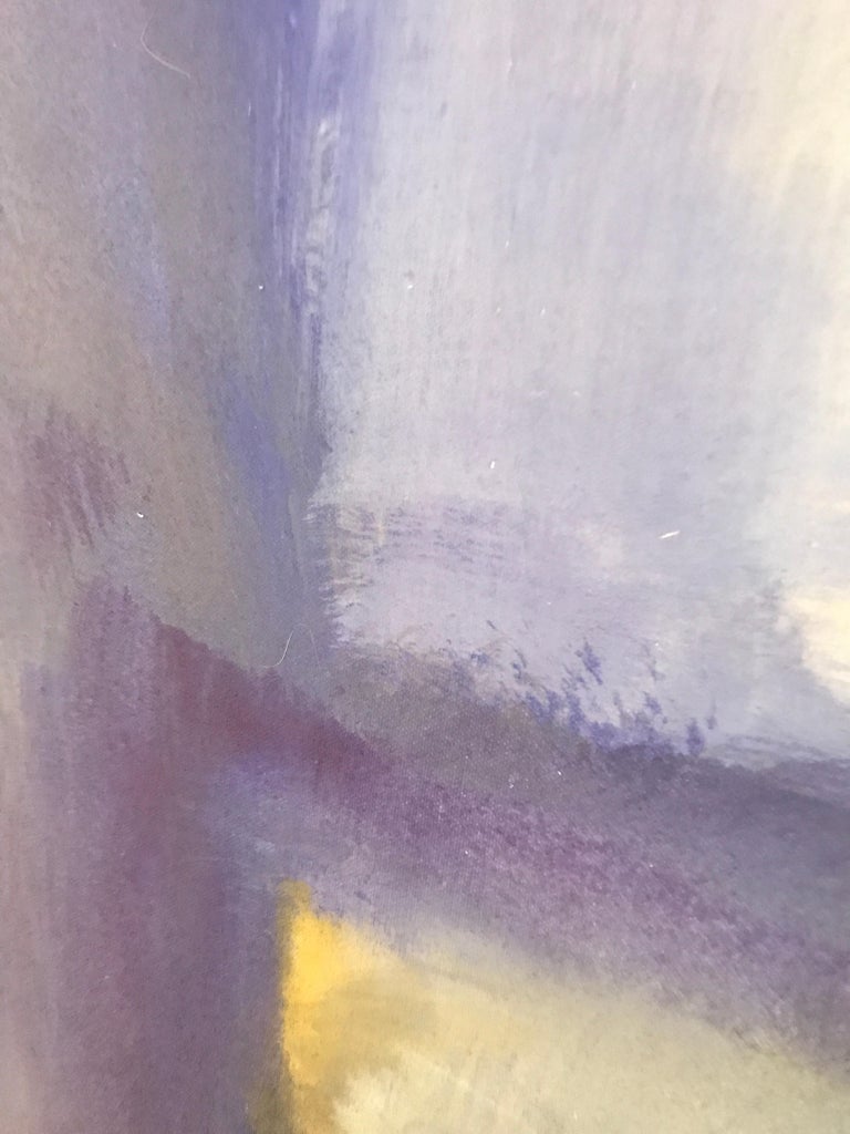 Large Blue Rothko-Style Wall Painting For Sale at 1stDibs