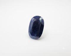 Large Blue Sapphire GIA Certified 46.36 carat deep Blue unheated Sapphire