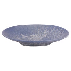 Gran cuenco moteado azul, Gunnar Nylund, Rörstrand, Años 50, Mid Century Vintage