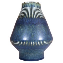Large Blue Vase - Carl-Harry Stålhane - Rörstrand - Mid 20th Century