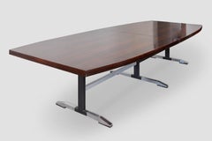 Large Boat Shaped Conference Table Designed by De Coene