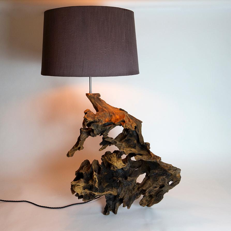 bog oak lamp