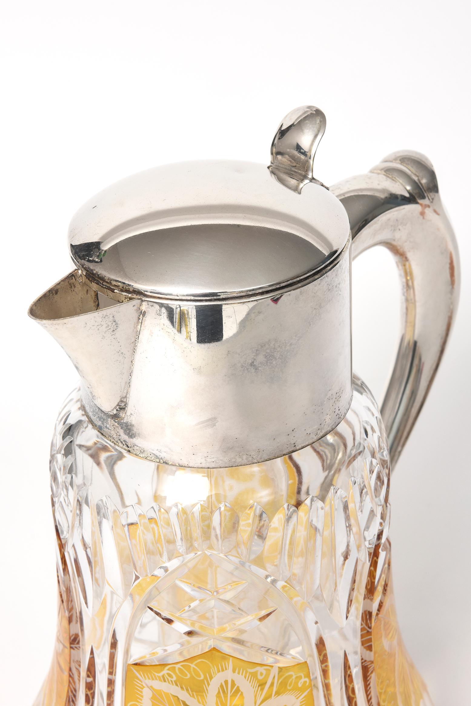 cut glass pitcher antique