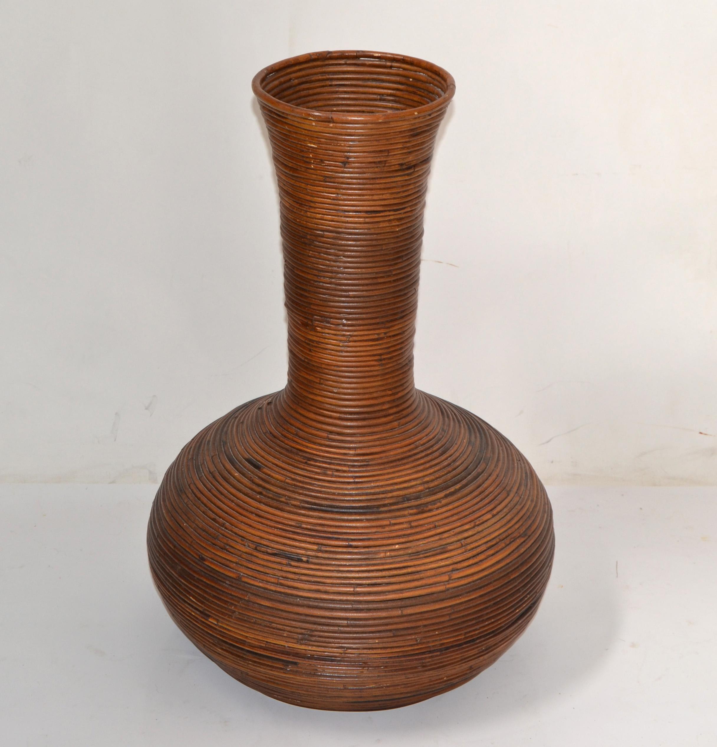 bamboo floor vase