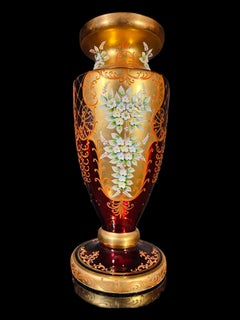 Grand vase bohème des années 50