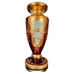 Große böhmische Vase, Jahre 50