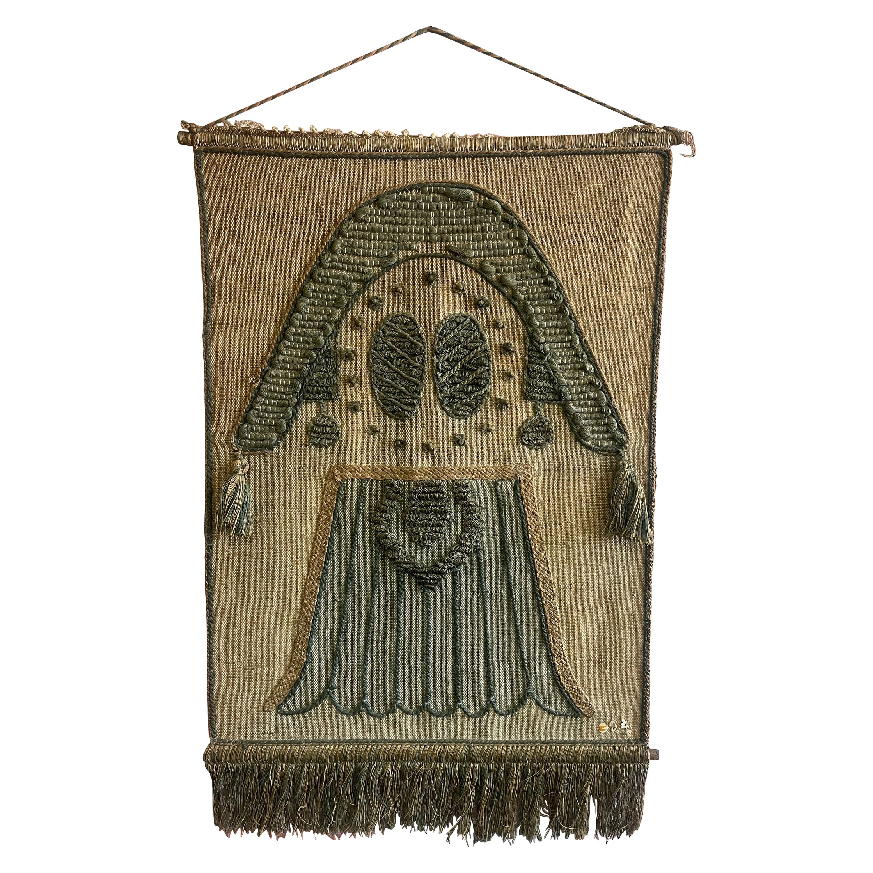 Large Bohemian Woven Wall Art / Tapestry by Don Freedman