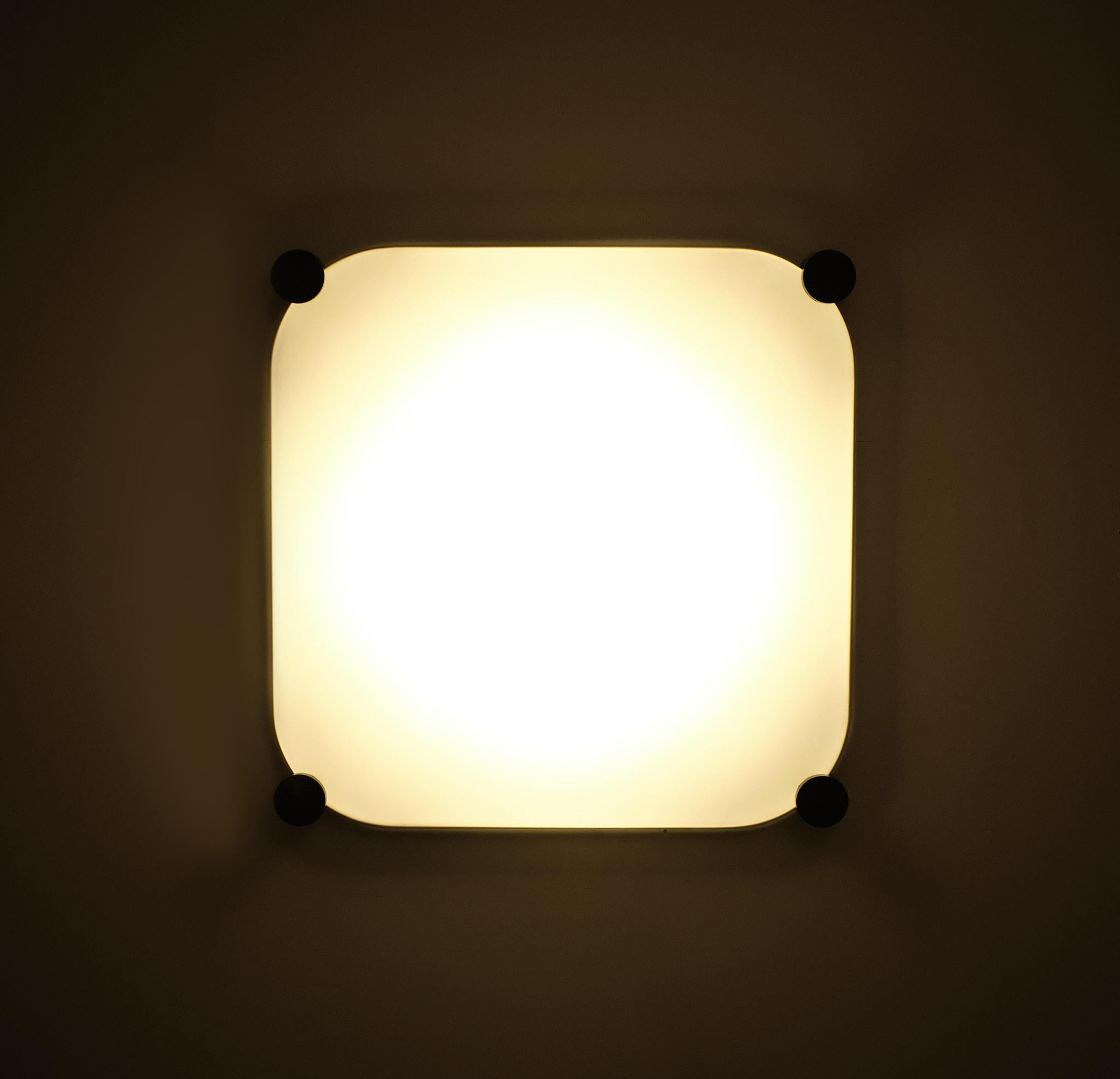 Large Bolla Wall or Ceiling Light Elio Martinelli (Designer), 1960s, Italy  In Good Condition For Sale In Den Haag, NL