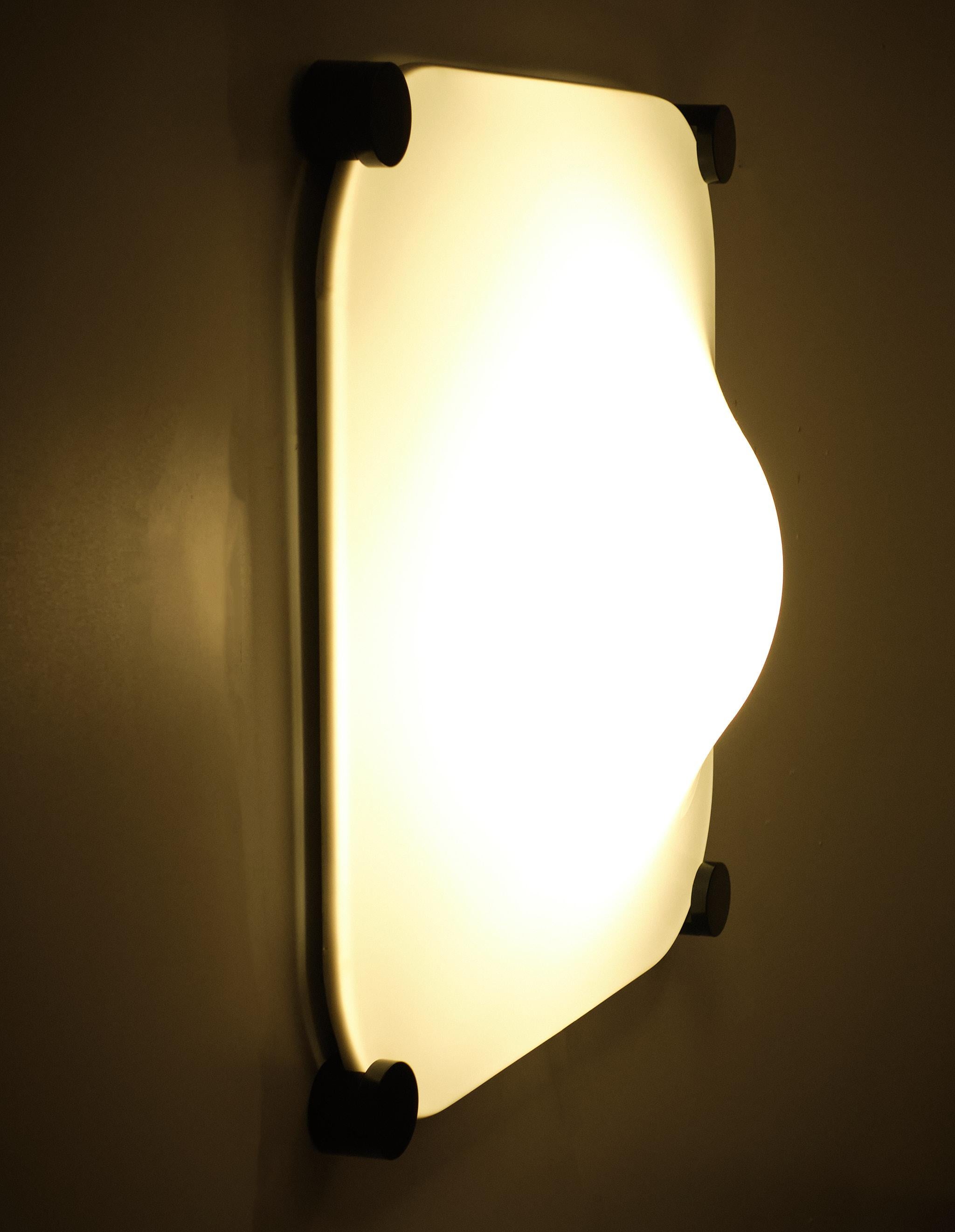 Mid-20th Century Large Bolla Wall or Ceiling Light Elio Martinelli (Designer), 1960s, Italy  For Sale