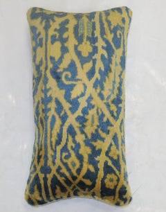 Large Bolster Vintage Indian Silk Pillow