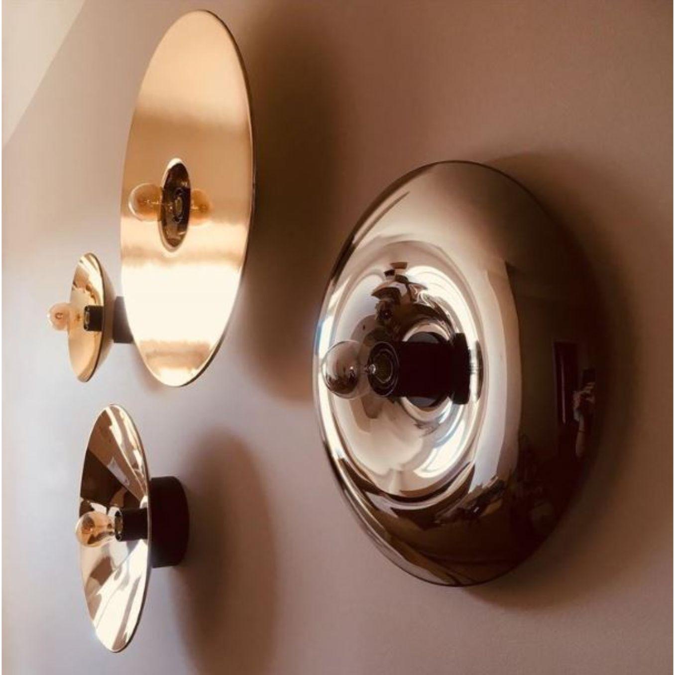 French Large Bombato Wall Light by Radar For Sale