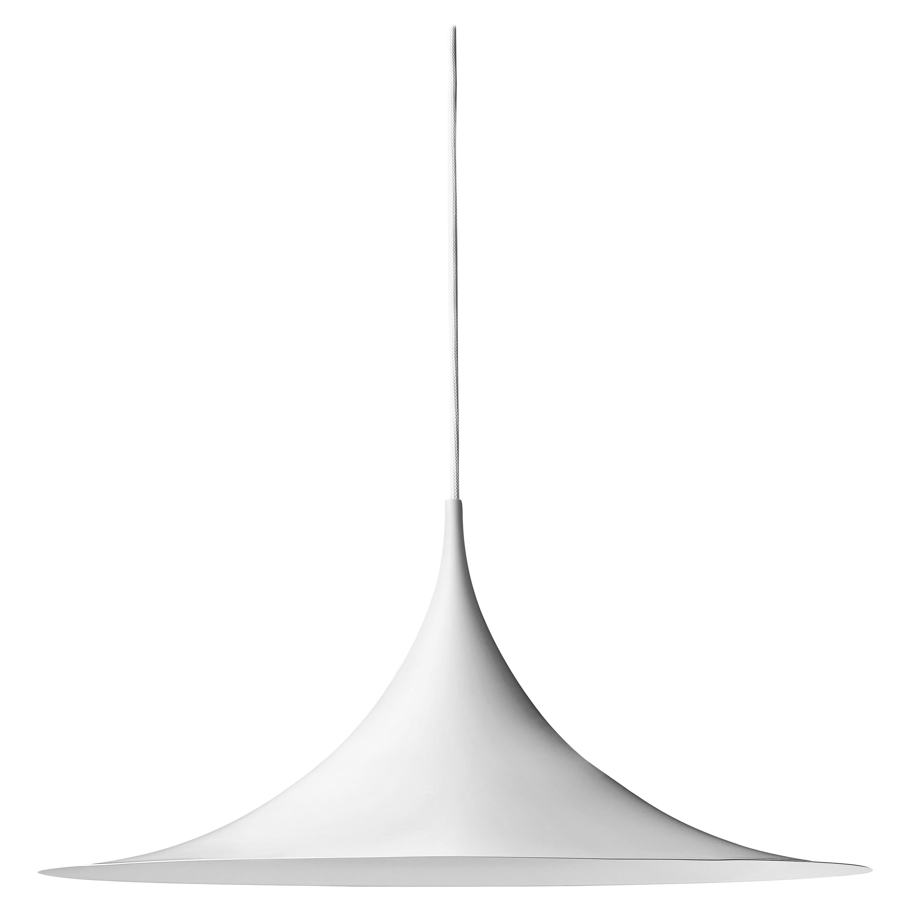 Large Bonderup & Thorup 'Semi' Pendant in White for GUBI For Sale