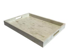 Large Bone Tray With Handles, India, Contemporary