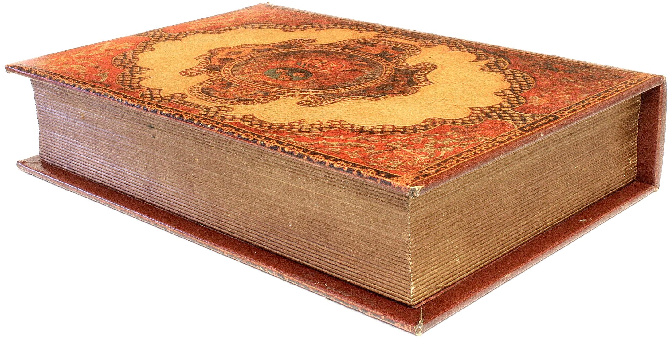 Large book box in the style of a French binding, 2-3/4