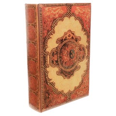 Used Large Book Box in a French Binding Style C. 1950s