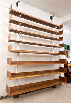 Large Bookcase Model "795" by Carlo Scarpa for Bernini, Italy, 1980s